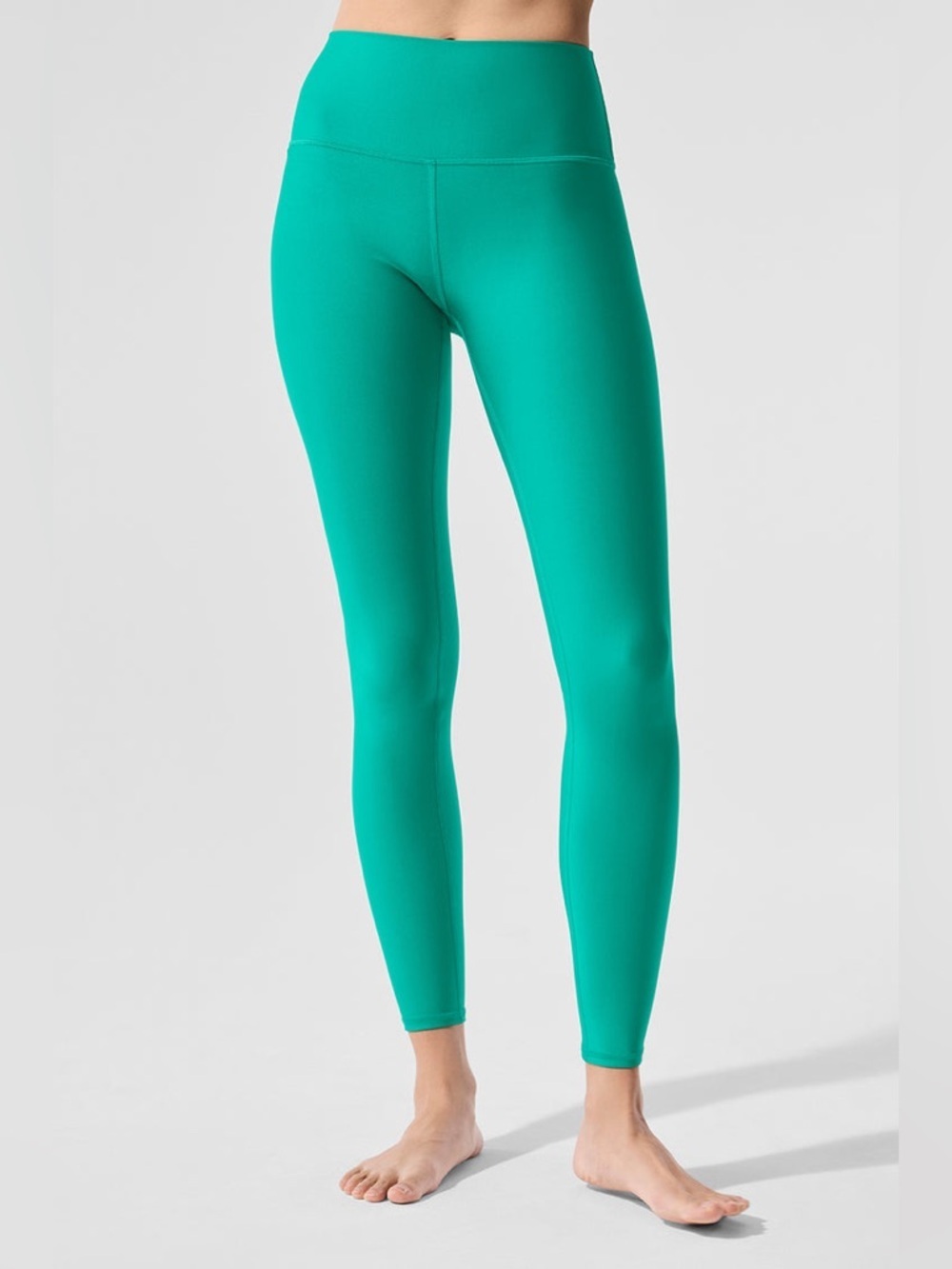 ALO | S | 7/8 High-Waist Airbrush Performance Leggings In Mint Green